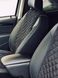 Накидки на передние сиденья алькантара Suzuki SX4 II Hatchback черные