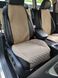 Накидки на сиденья алькантара Suzuki SX4 I Hatchback бежевые
