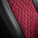 Чехлы на сиденья авто для Fiat Fiorino III (Fiorino 3) 5 мест из эко кожи и алькантары красные Alux-2409 &mdash; фото 9 из 9