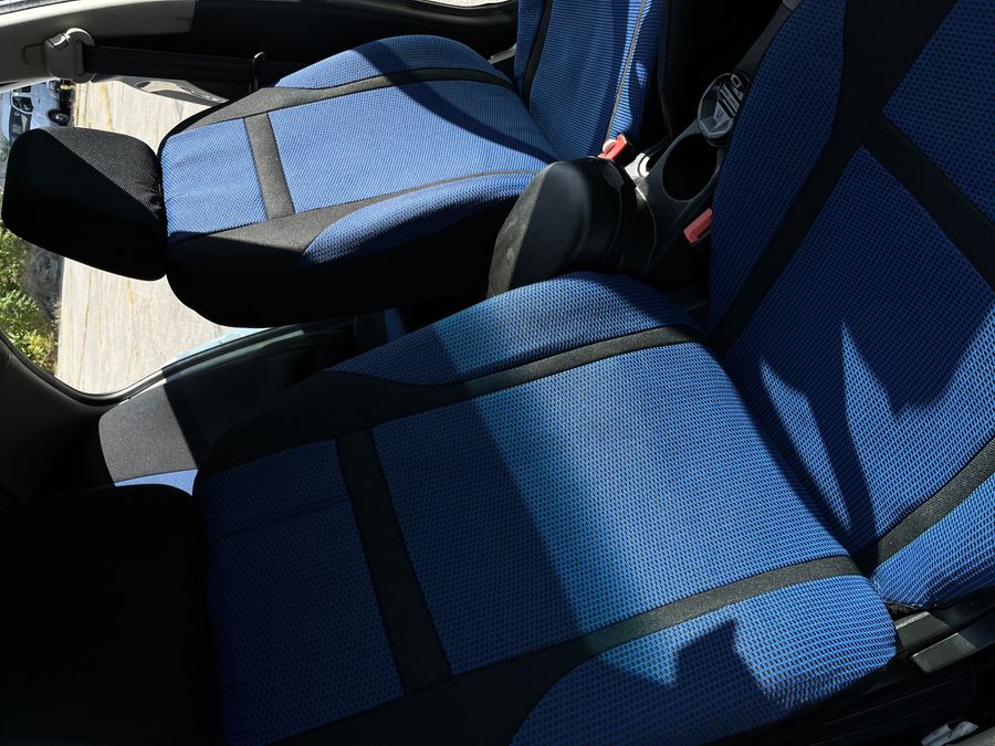Авточехлы Mitsubishi Pajero Wagon 5 мест синие