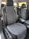 Накидки на сиденья алькантара Mitsubishi Pajero Wagon 5 мест серые