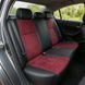 Чехлы на сиденья авто для Toyota Avensis из эко кожи и алькантары красные Alux-2864 &mdash; фото 6 из 9