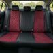Чехлы на сиденья авто для Toyota Avensis из эко кожи и алькантары красные Alux-2864 &mdash; фото 5 из 9
