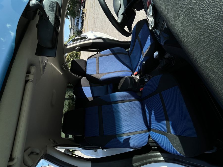 Чехлы на передние сидения Renault Kangoo I (1+1) синие