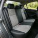 Чохли на сидіння авто для Ford Focus III (Focus 3) Sedan з еко шкіри та алькантари сірі Alux-971 &mdash; фото 6 з 9