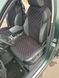 Накидки на передние сиденья алькантара Mitsubishi Pajero Wagon 5 мест черные