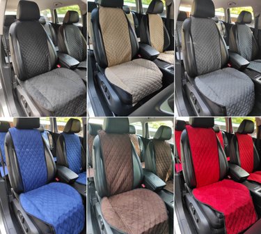 Накидки на передние сиденья алькантара Ford Fiesta 7 (Mk 7)