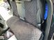 Накидки на сиденья алькантара Mitsubishi Pajero Wagon 5 мест черные