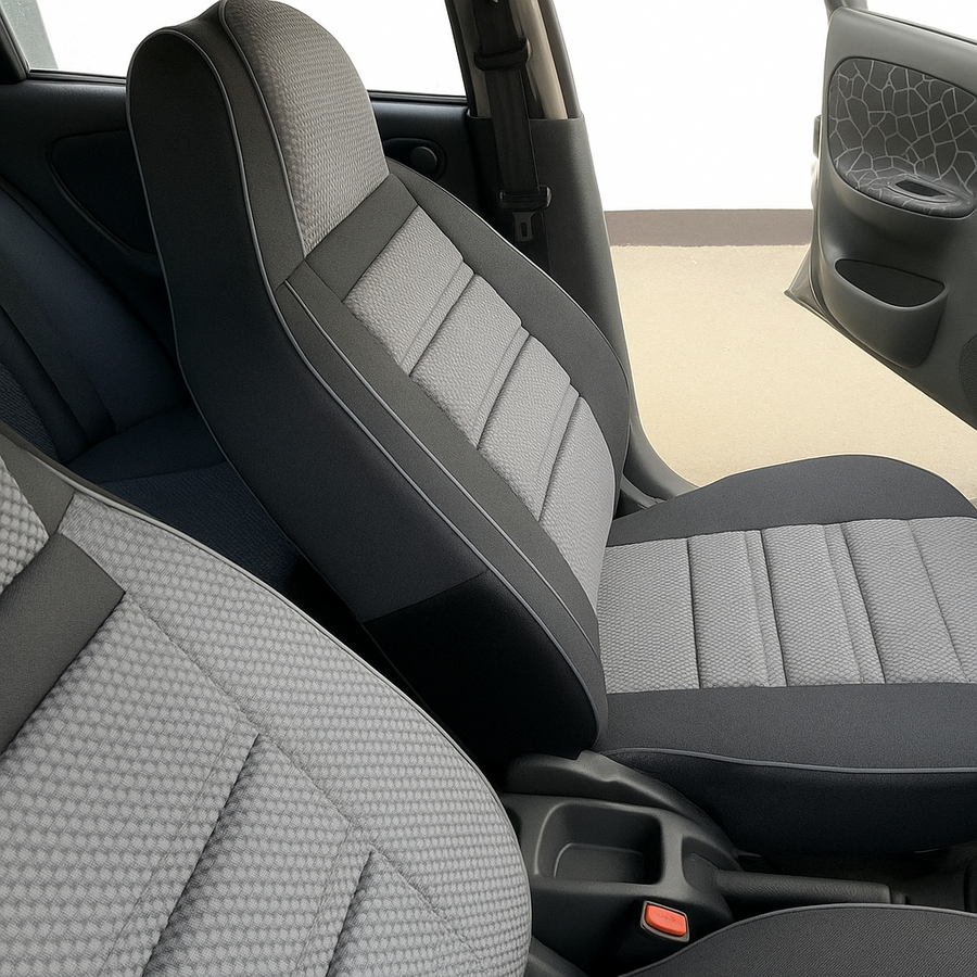 Чохли на сидіння Авточохли Пілот Daewoo Ланос сірі DaewooLanosPil-s