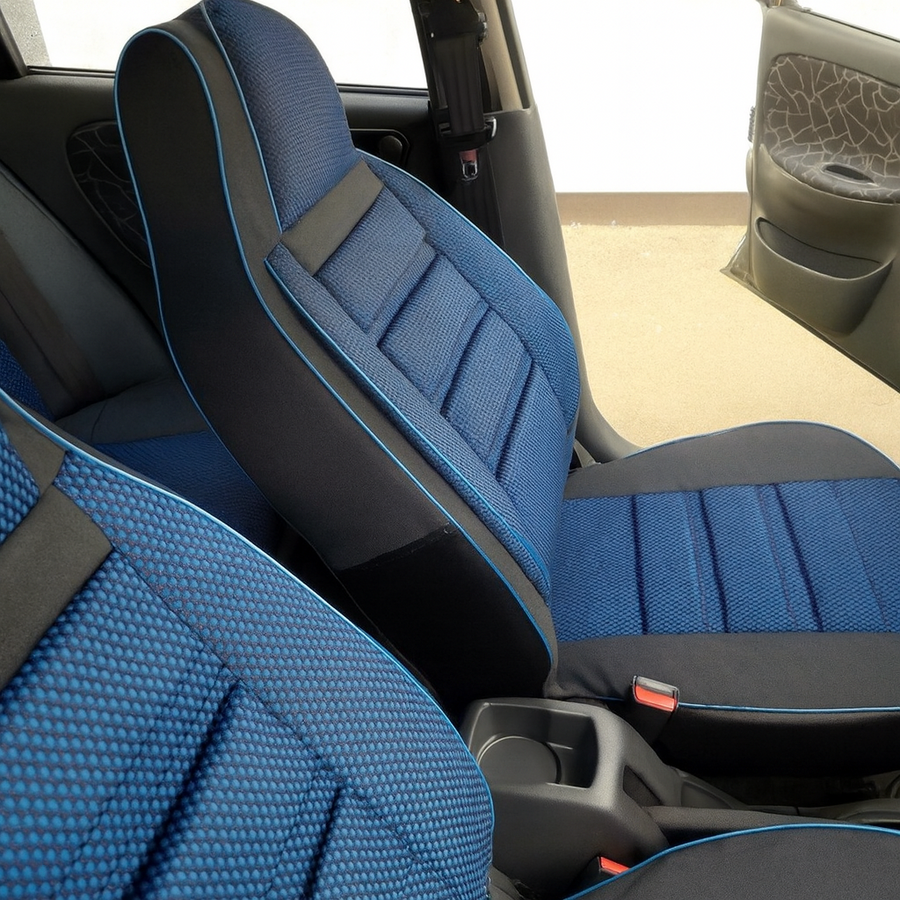 Чехлы на сиденья Авточехлы Пилот Chevrolet Aveo (T200) синие ChevroletAveo(T200)Pil-sin