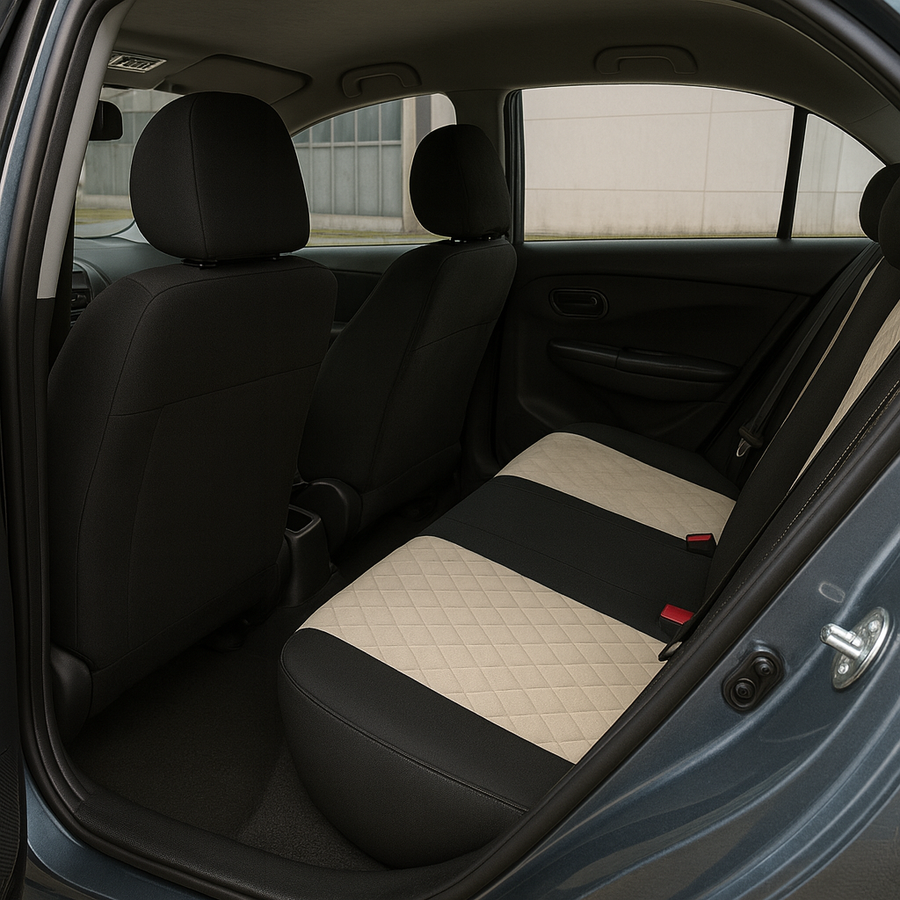 Чохли на сидіння Авточохли зі вставкою антара Ford Transit Connect бежеві ANT-13877