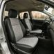 Чехлы на сиденья Чехлы на сиденья авто для Ford Fiesta 6 (Mk 6) из эко кожи и алькантары серые Alux-963