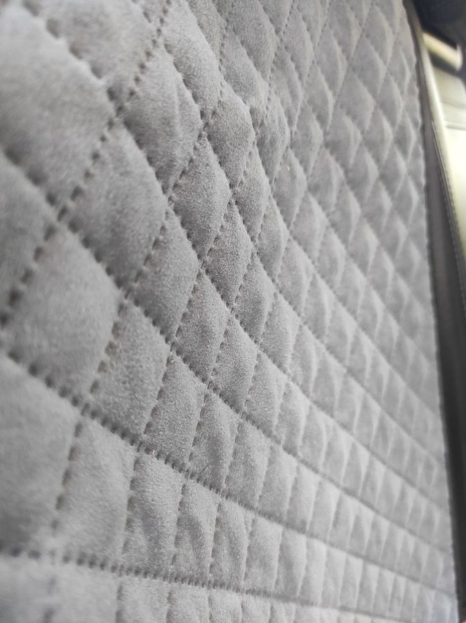 Накидки на передние сиденья алькантара Skoda Octavia Tour RS UKR серые