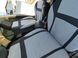 Чехлы на передние сидения Fiat Doblo II (Doblo 2) (1+1) серые