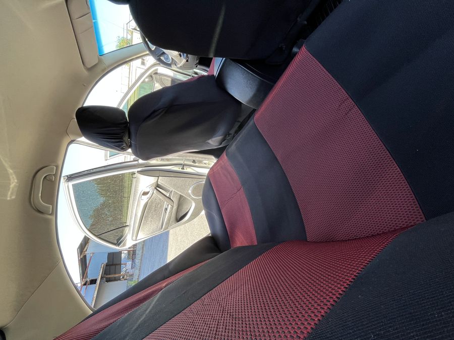 Авточехлы Nissan Navara 3 (D40) Double Cab красные